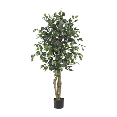 Nearly Natural 4ft. Green Ficus Indoor Artificial Tree