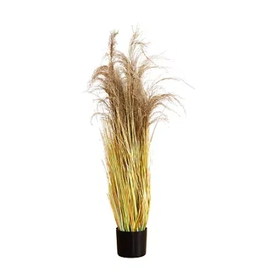 Nearly Natural 4ft. Green Pampas Grass Artificial Plant