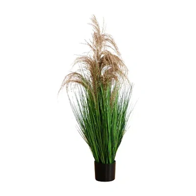 Nearly Natural 4ft. Green Pampas Grass Artificial Plant