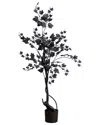 Nearly Natural 4ft. Halloween Black Maple Artificial Fall Tree
