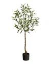 Nearly Natural 4ft Minimalist Citrus Artificial Tree In Green
