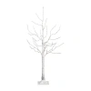 Nearly Natural 4ft Pre-lit Artificial White Birch With 180 Warm White Led Lights 4 Foot Pre-lit Birch Christmas Tre In White