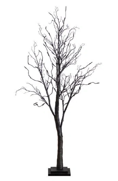 Nearly Natural 4ft Prelit Halloween Deluxe Twig Tree In Black