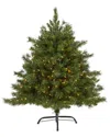 Nearly Natural 4ft. Wyoming Mixed Pine Artificial Christmas Tree In Green