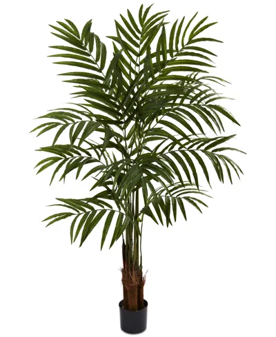 Nearly Natural 5' Artificial Big Palm Tree In Green