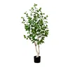 Nearly Natural 5' Artificial Birch Tree With Real Touch Leaves In Green