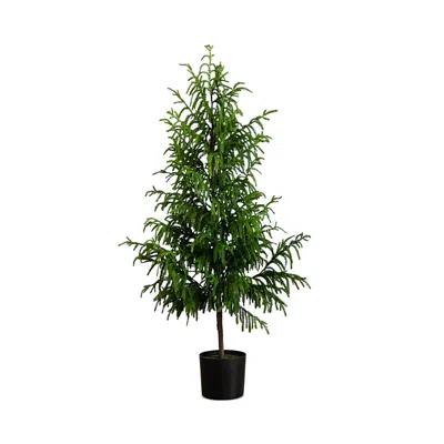 Nearly Natural 5ft. Artificial Norfolk Pine Tree In Green