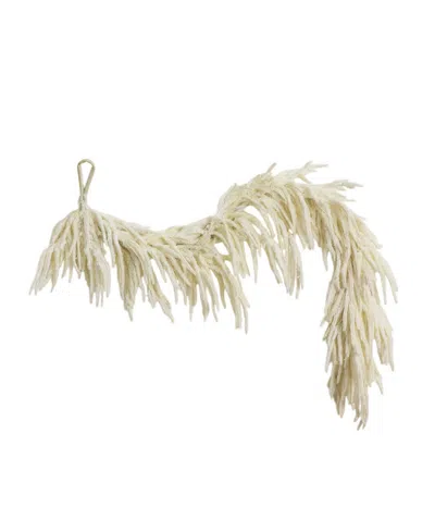Nearly Natural 5" Artificial Touch Norfolk Island Pine Garland With Natural Look In Neutral