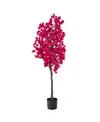 Nearly Natural 5' Bougainvillea Artificial Tree In Pink