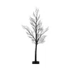 Nearly Natural 5ft Pre-lit Halloween Twig Lighted Indoor Artificial Tree In Silver