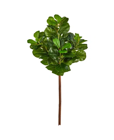 Nearly Natural 4.5ft Artificial Fiddle Leaf Tree In Green
