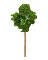 Nearly Natural 5.5ft Artificial Fiddle Leaf Tree In Green