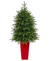 Nearly Natural 57in. Vancouver Fir Natural Look Artificial Christmas Tree In Green