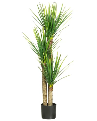Nearly Natural 58.5in Yucca Silk Tree In Green