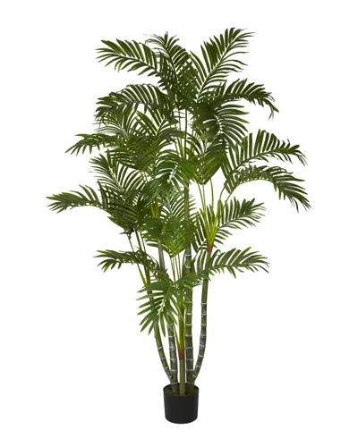 Nearly Natural 5' Areca Faux Silk Tree In Green