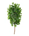 Nearly Natural 5ft Artificial Ficus Tree In Green