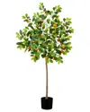 Nearly Natural 5ft. Artificial Tangerine Tree