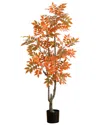 Nearly Natural 5ft. Autumn Sumac Artificial Fall Tree In Green