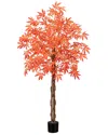 Nearly Natural 5ft. Autumn Vibrant Maple Artificial Fall Tree
