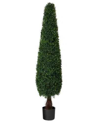 NEARLY NATURAL NEARLY NATURAL 5FT INDOOR/OUTDOOR UV-RESISTANT BOXWOOD TOPIARY ARTIFICIAL TREE