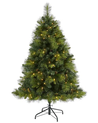 Nearly Natural 5ft. North Carolina Mixed Pine Artificial Christmas Tree In Green