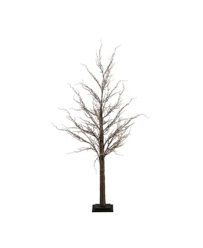 Nearly Natural 5ft. Pre-lit Artificial Twig Tree With 360 Warm White Led Lights In Brown