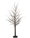 Nearly Natural 5ft. Pre-lit Artificial Twig Tree With 360 Warm White Led Lights In Brown
