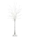 Nearly Natural 5ft Pre-lit Artificial White Birch Tree With 240 Warm White Led  Lights In White