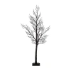 Nearly Natural 5ft Pre-lit Halloween Twig Lighted Indoor Artificial Tree In Brown