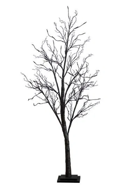 Nearly Natural 5ft Prelit Halloween Deluxe Twig Tree In Black