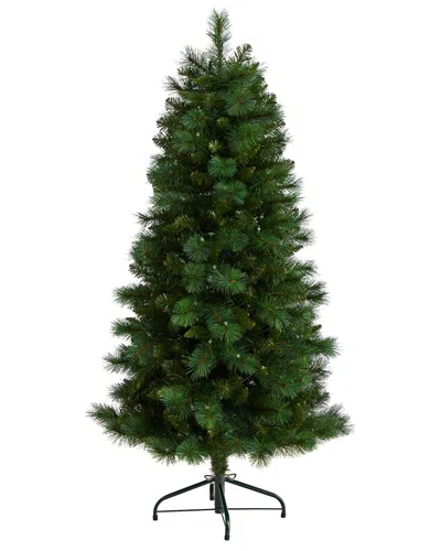 Nearly Natural 5ft. Slim West Virginia Mountain Pine Artificial Christmas Tree In Green