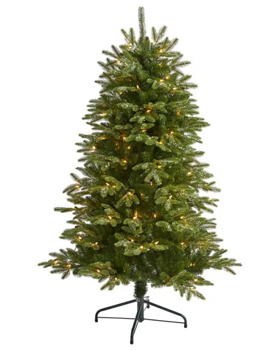 Nearly Natural 5ft. Snowed Grand Teton Artificial Christmas Tree In Green