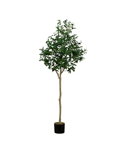 Nearly Natural 5ft. Artificial Olive Tree In Green