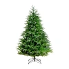 Nearly Natural 6 Foot Pre-lit Multi-function Lights Pine Christmas Tree In Green