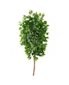 Nearly Natural 60" Artificial Double Trunk Ficus Tree No Pot In Green