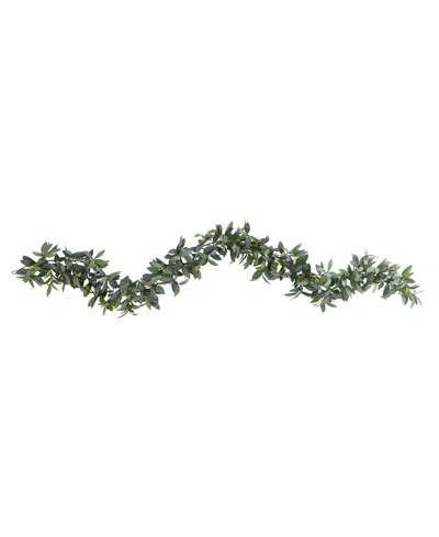 NEARLY NATURAL 6.5' OLIVE ARTIFICIAL GARLAND