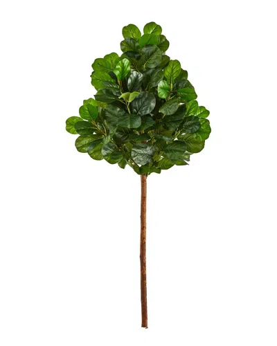 Nearly Natural 6.5ft Artificial Fiddle Leaf Tree In Green