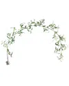 Nearly Natural 6.5ft Lighted Artificial Olive Garland With 100 Warm White Led  Lights In Green