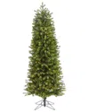Nearly Natural 6.5ft. Slim Colorado Mountain Spruce Artificial Christmas Tree In Green