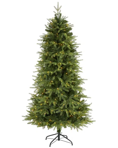 Nearly Natural 6.5ft. Vancouver Fir Natural Look Artificial Christmas Tree In Green