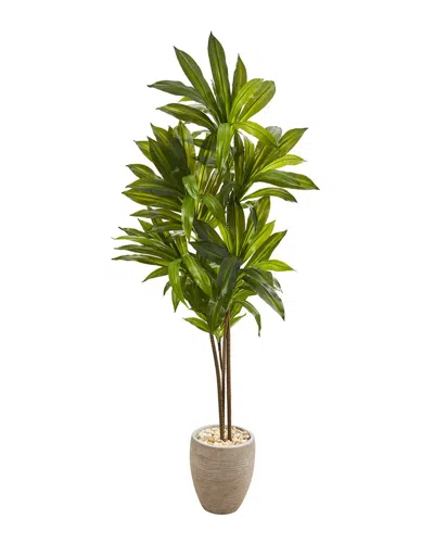 Nearly Natural 68in Dracaena Artificial Plant In Planter (real Touch) In Green