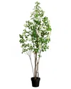 Nearly Natural 6ft. Artificial Dogwood Tree With Real Touch Leave