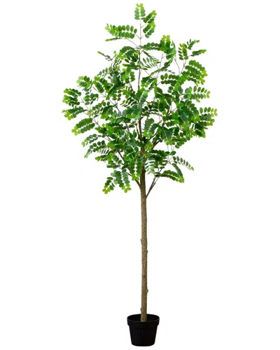 Nearly Natural 6ft Artificial Greco Citrus Tree With Real Touch Leaves In Green