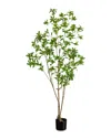 Nearly Natural 6ft Artificial Minimalist Japanese Pieris Tree In Green