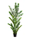 Nearly Natural 6ft Artificial Zamioculcas Plant In Green