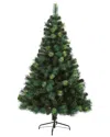 Nearly Natural 6ft. Assorted Green Scotch Pine Artificial Christmas Tree In Green