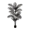 Nearly Natural 6ft Black Paradise Palm Indoor Artificial Tree In Black