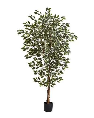 Nearly Natural 6ft Hawaiian Ficus Tree In Green