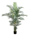 Nearly Natural 6ft Indoor/outdoor Uv-resistant Artificial Areca Palm Tree In Green
