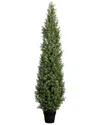 Nearly Natural 6ft Indoor/outdoor Uv-resistant Artificial Boxwood Topiary Tree In Green